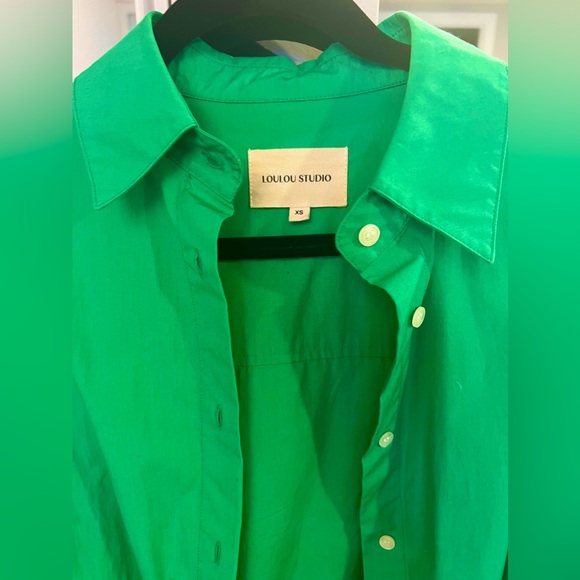 LOULOU STUDIO Espanto Cotton Shirt - Picture 3 of 4